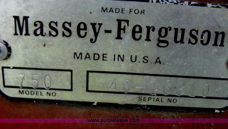 image for item A6225 Massey-Ferguson 750 combine