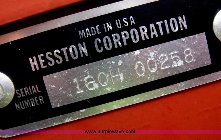 image for item A6232 Hesston 1160 hydro-swing swather