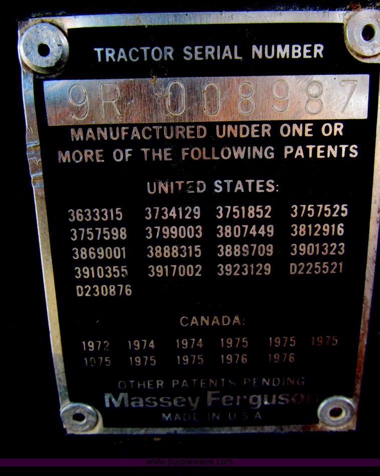 image for item B2631 1980 Massey-Ferguson 2705 tractor