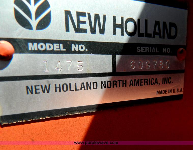image for item B3657 New Holland 1475 hydro swing swather
