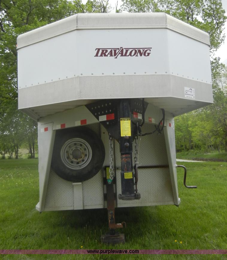 image for item C4476 2002 Travalong 20' gooseneck trailer