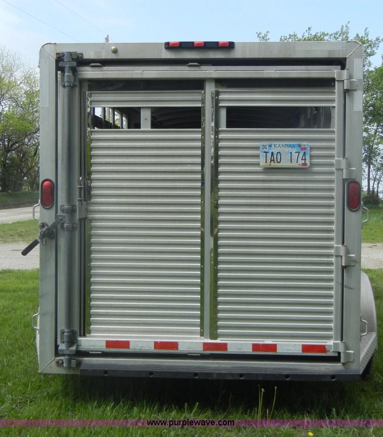 image for item C4476 2002 Travalong 20' gooseneck trailer