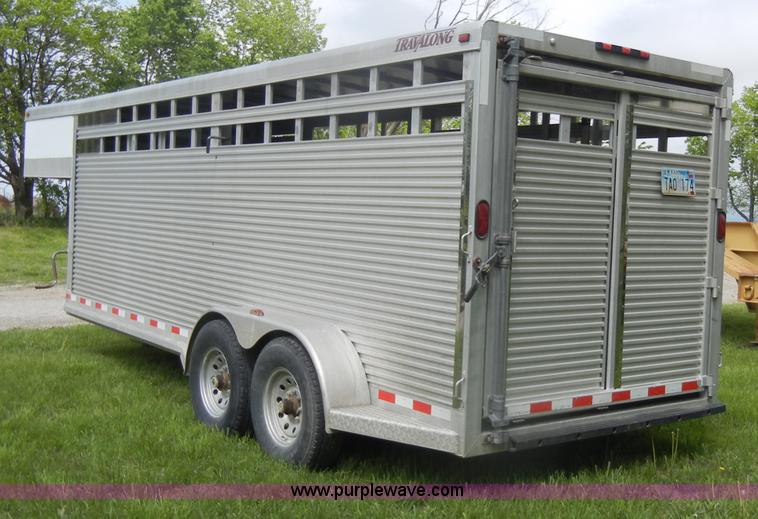 image for item C4476 2002 Travalong 20' gooseneck trailer