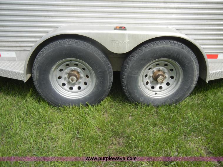 image for item C4476 2002 Travalong 20' gooseneck trailer