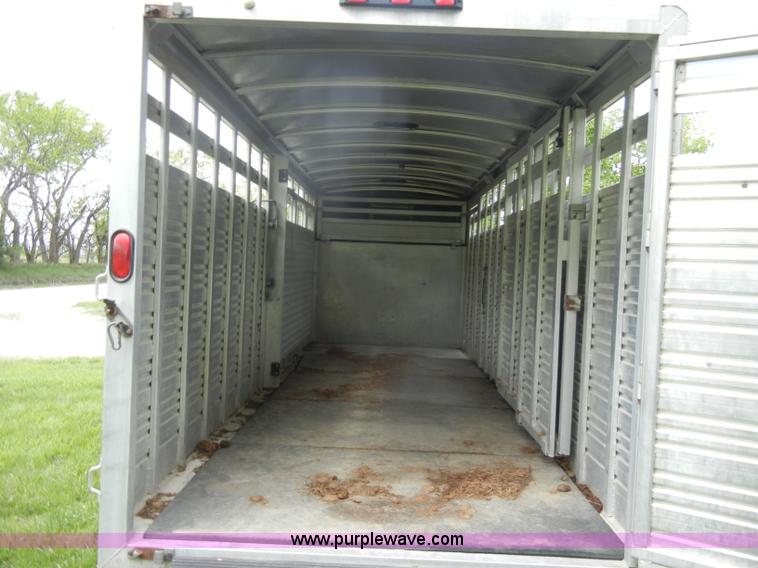 image for item C4476 2002 Travalong 20' gooseneck trailer