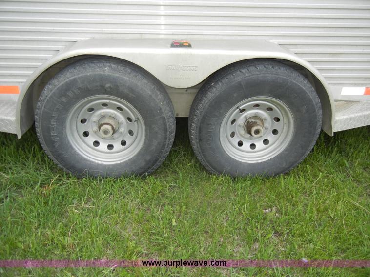 image for item C4476 2002 Travalong 20' gooseneck trailer