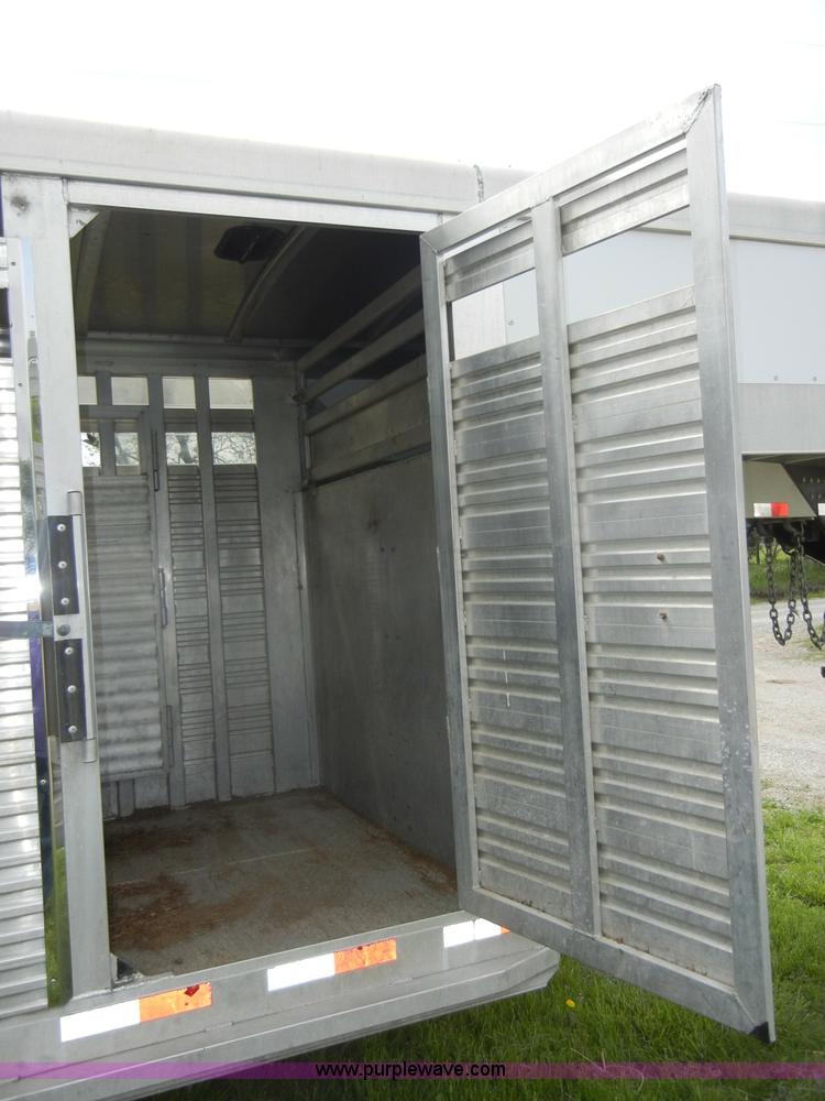 image for item C4476 2002 Travalong 20' gooseneck trailer