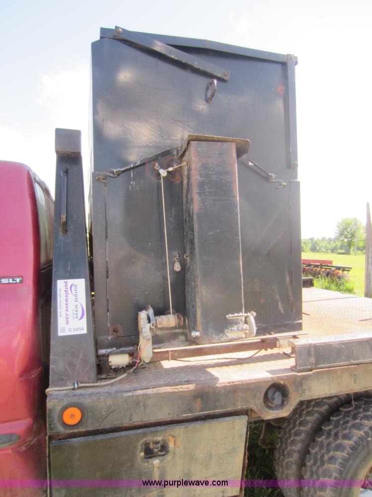 image for item C5454 1998 Dodge Ram 3500 flatbed pickup truck