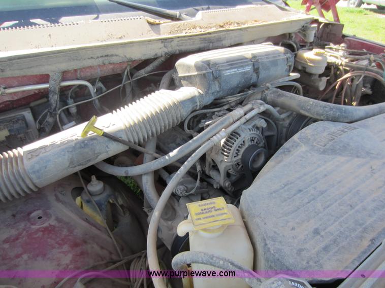 image for item C5454 1998 Dodge Ram 3500 flatbed pickup truck