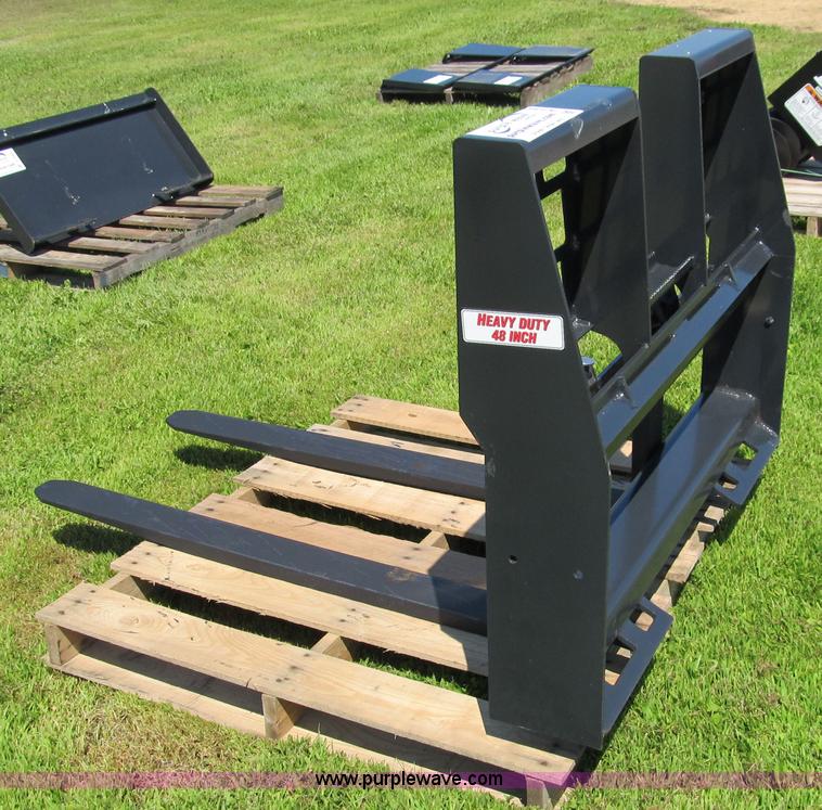 image for item I9776 Stout walk-through pallet fork skid steer attachment