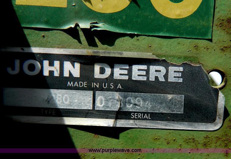 image for item T9837 John Deere P1280 planter