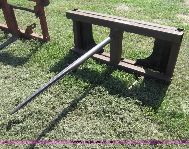 image for item V9041 Skid steer bale fork attachment