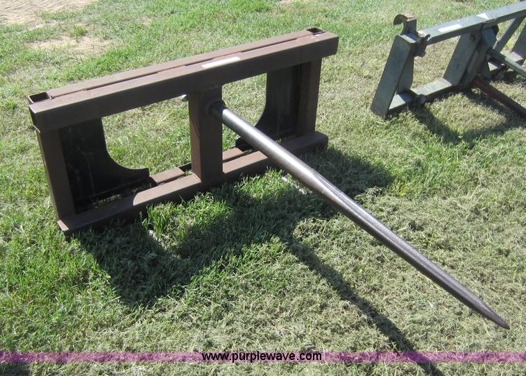 image for item V9041 Skid steer bale fork attachment