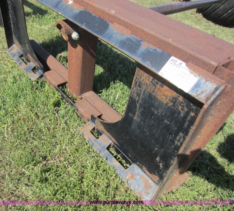 image for item V9041 Skid steer bale fork attachment