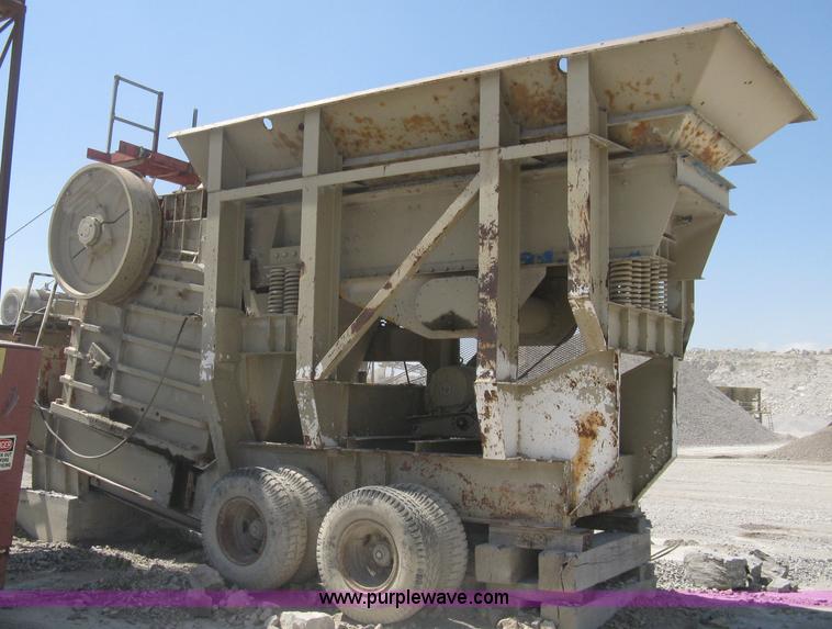 image for item A6190 Lippmann 30x42 portable jaw crusher