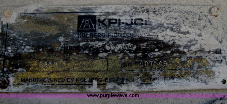 image for item A6192 2008 Kpi/jci 3850 New Holland impact crusher