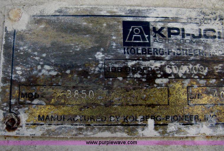 image for item A6192 2008 Kpi/jci 3850 New Holland impact crusher