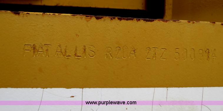 image for item B2315 1985 Fiat-Allis FR20 Wheel Loader