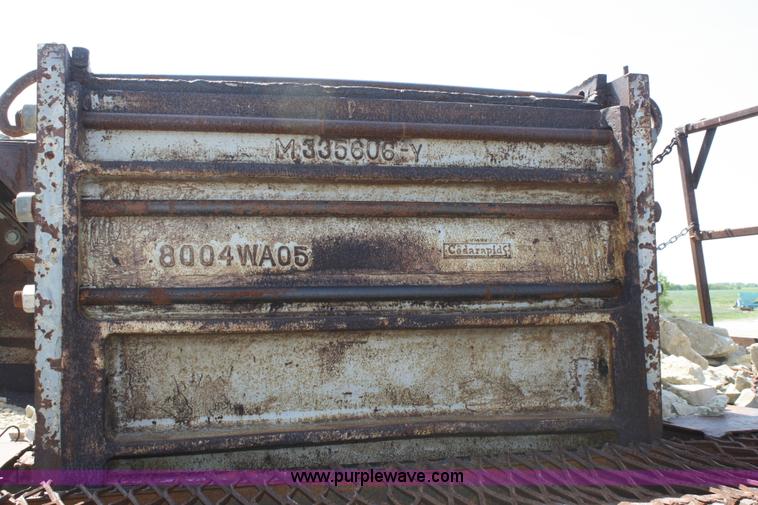 image for item B6548 Cedar Rapids portable impactor crusher