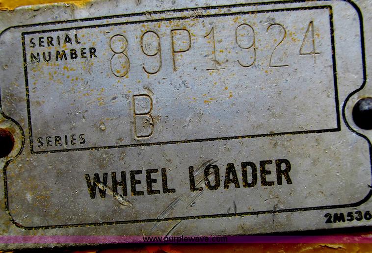 image for item D3155 1972 Caterpillar 980B wheel loader