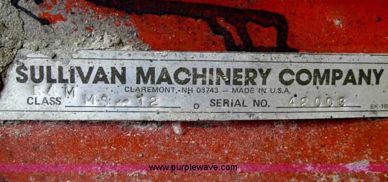 image for item D3156 Ram track drill and compressor