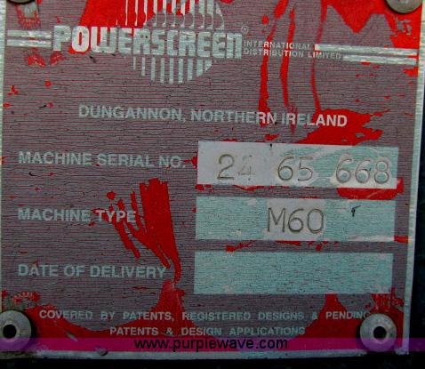 image for item D3188 Powerscreen Mark II