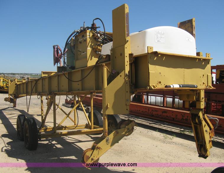 image for item A6242 Gomaco 32' bridge deck water and cure applicator with tandem transport dolly