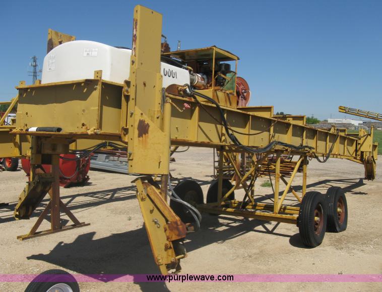 image for item A6242 Gomaco 32' bridge deck water and cure applicator with tandem transport dolly