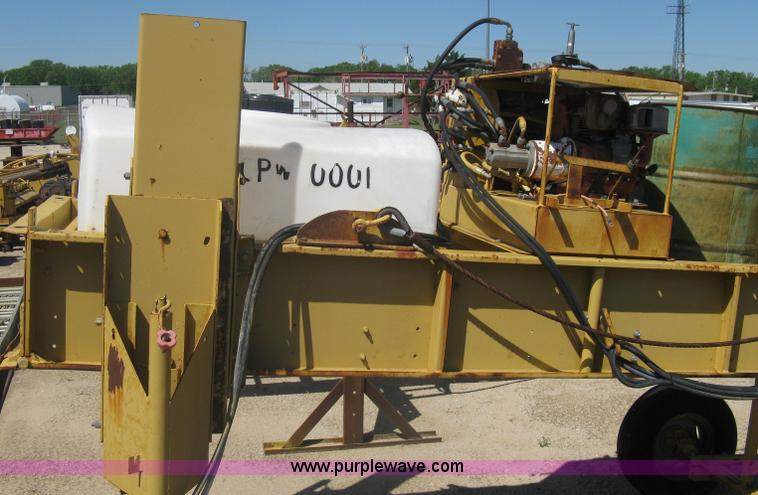 image for item A6242 Gomaco 32' bridge deck water and cure applicator with tandem transport dolly