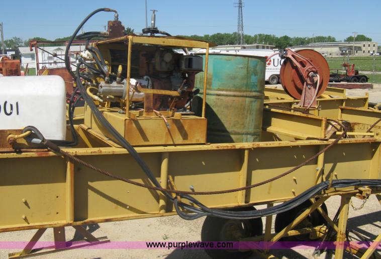 image for item A6242 Gomaco 32' bridge deck water and cure applicator with tandem transport dolly