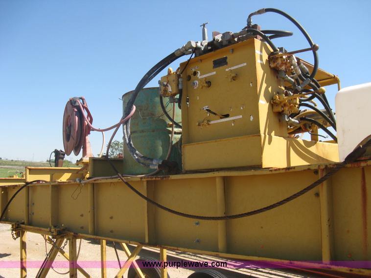 image for item A6242 Gomaco 32' bridge deck water and cure applicator with tandem transport dolly