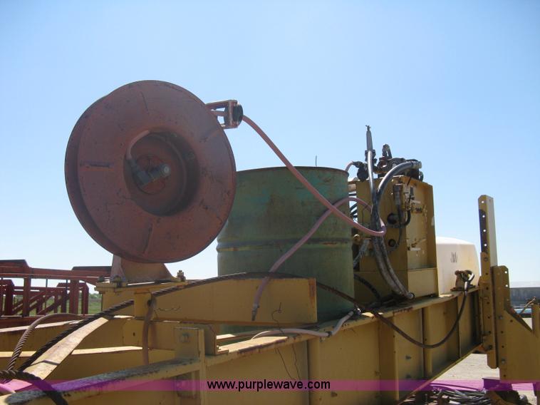 image for item A6242 Gomaco 32' bridge deck water and cure applicator with tandem transport dolly