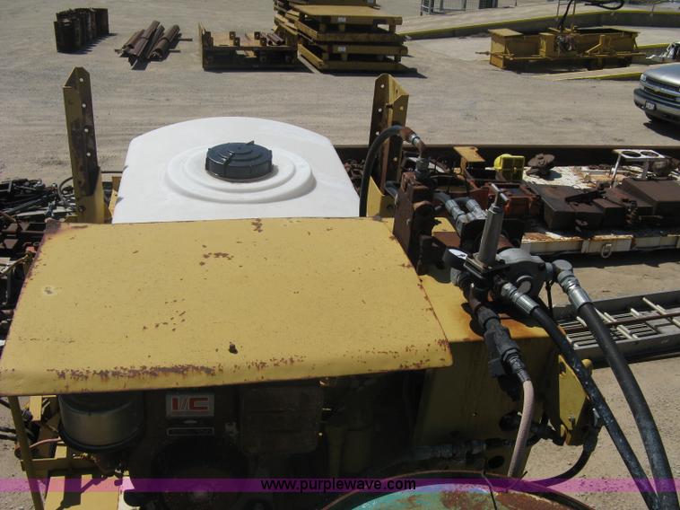 image for item A6242 Gomaco 32' bridge deck water and cure applicator with tandem transport dolly