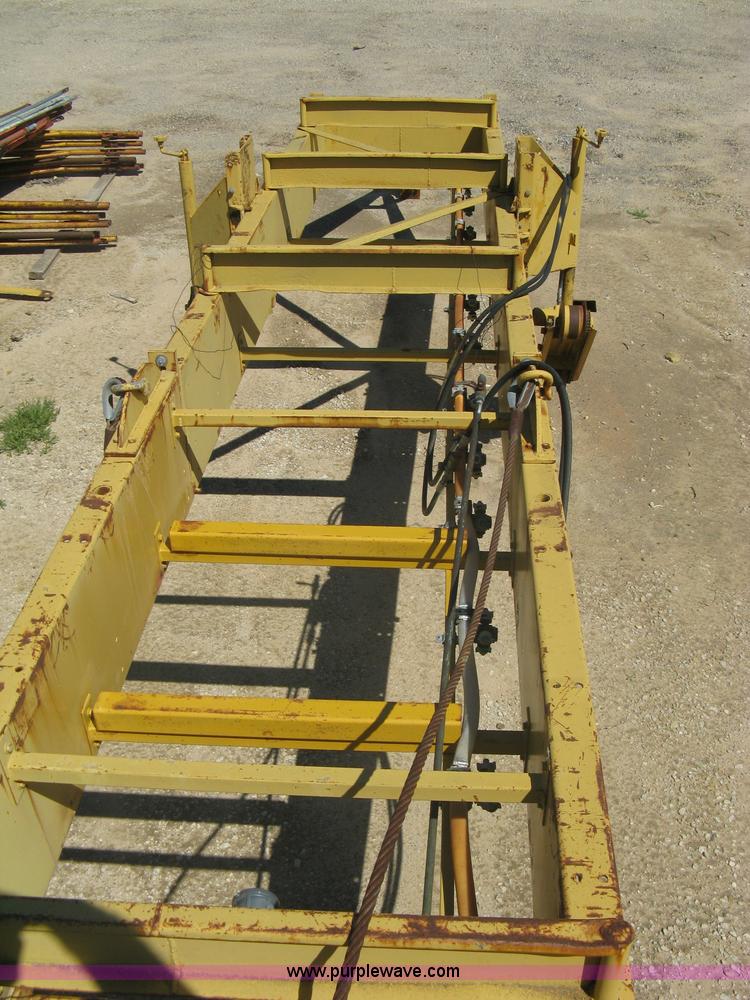 image for item A6242 Gomaco 32' bridge deck water and cure applicator with tandem transport dolly