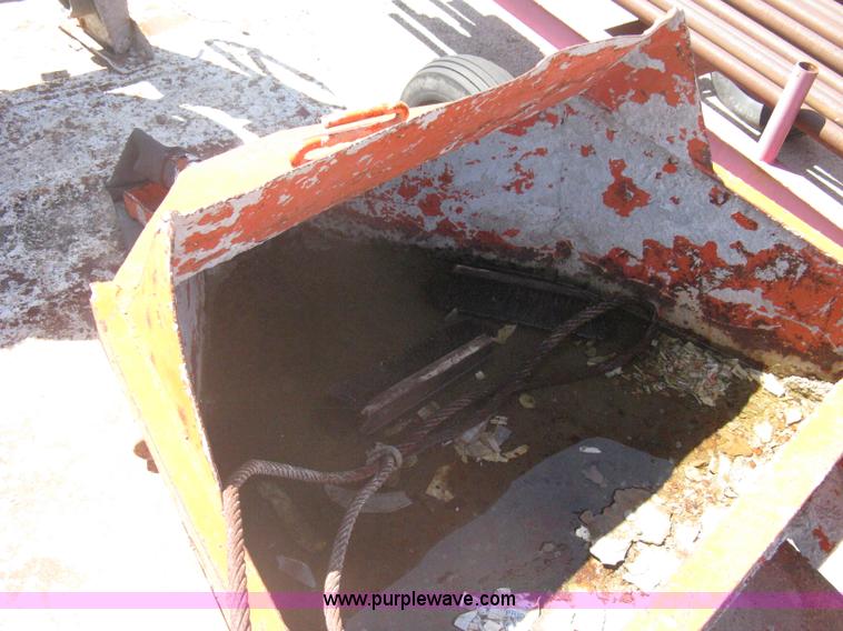 image for item A6264 Wagon running gear with mounted cement work tools