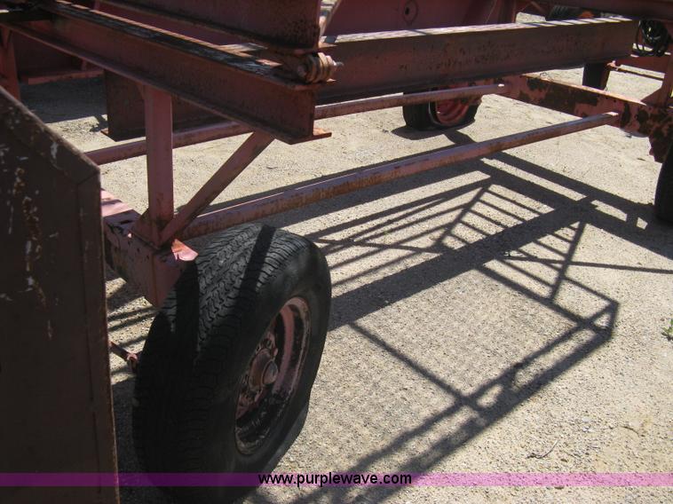 image for item A6266 Wagon running gear with manual lift and tilt working man basket