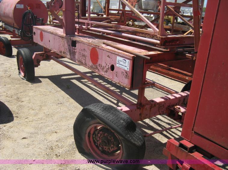 image for item A6266 Wagon running gear with manual lift and tilt working man basket