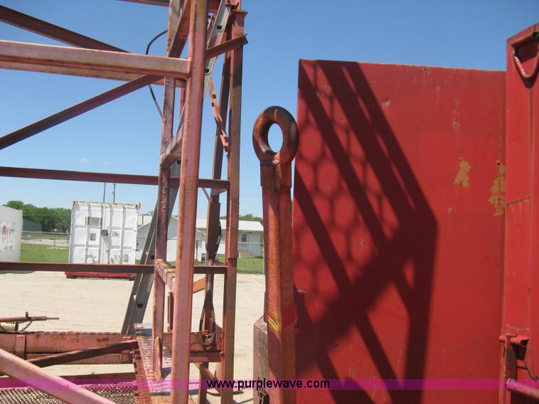 image for item A6266 Wagon running gear with manual lift and tilt working man basket