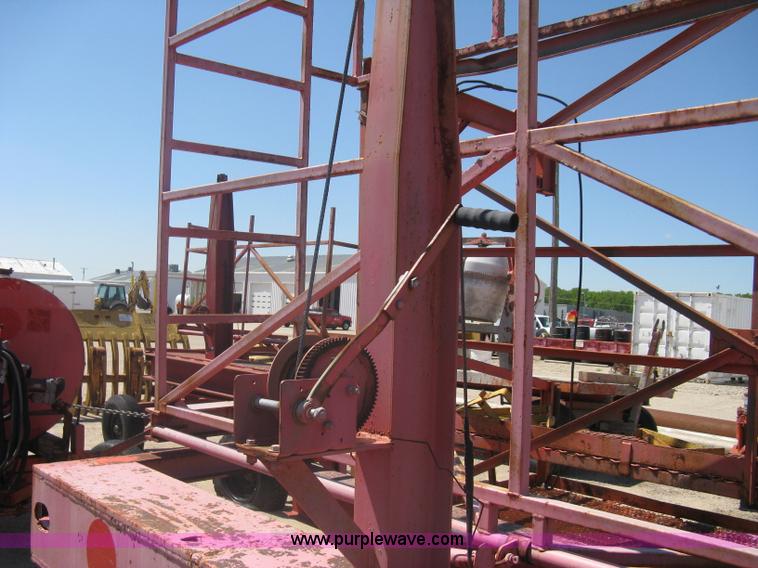 image for item A6266 Wagon running gear with manual lift and tilt working man basket