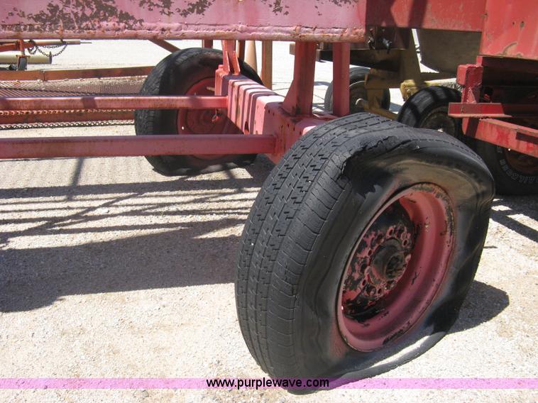 image for item A6266 Wagon running gear with manual lift and tilt working man basket