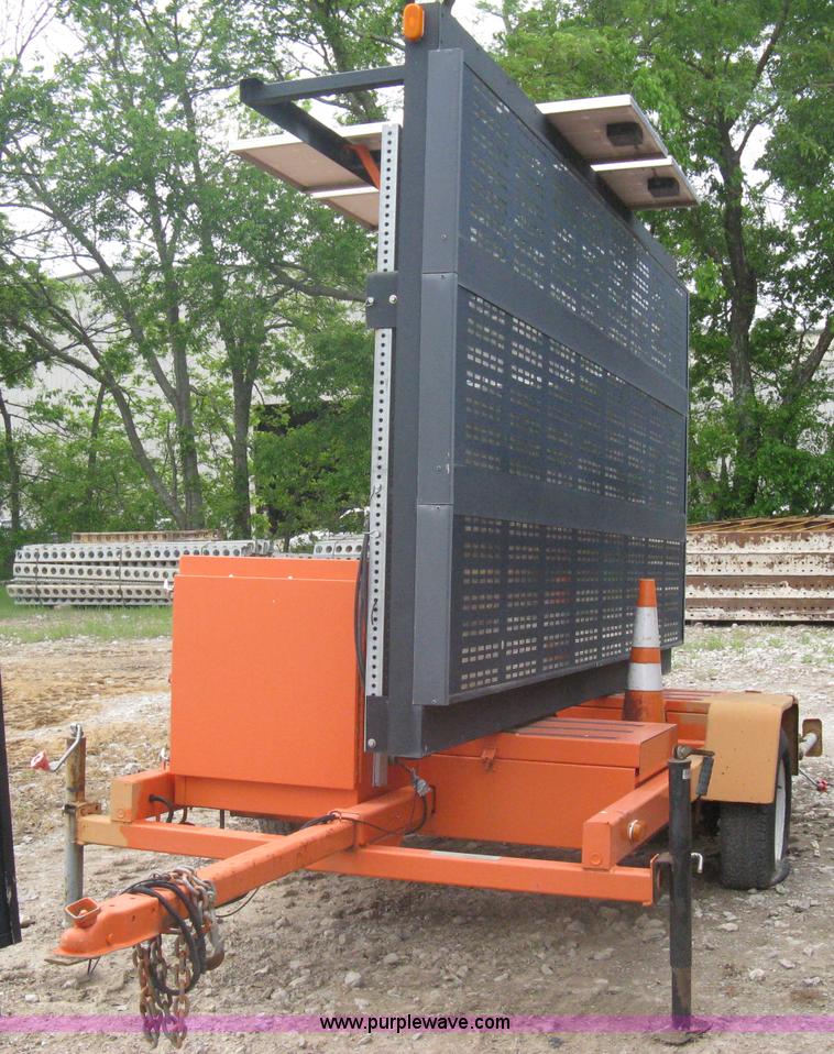 2003 AMSIG CMST331 portable message board in Catoosa, OK Item A6291 sold Purple Wave