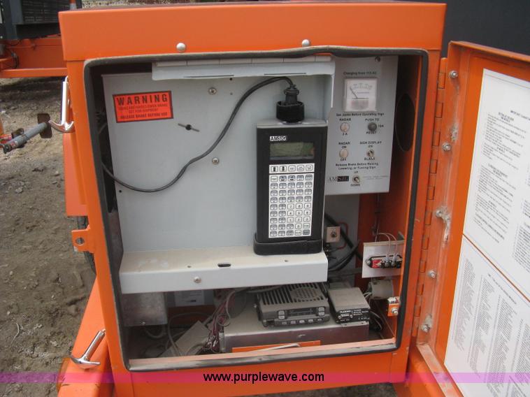 image for item A6292 2003 AMSIG CMS-T331 portable message board