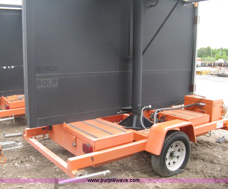 image for item A6294 2004 AMSIG CMS-T331 portable message board