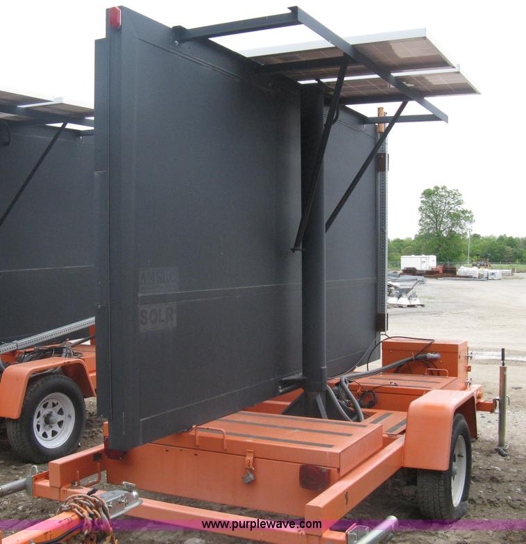 image for item A6294 2004 AMSIG CMS-T331 portable message board