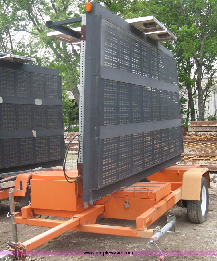 2004 AMSIG CMST331 portable message board in Catoosa, OK Item A6295 sold Purple Wave