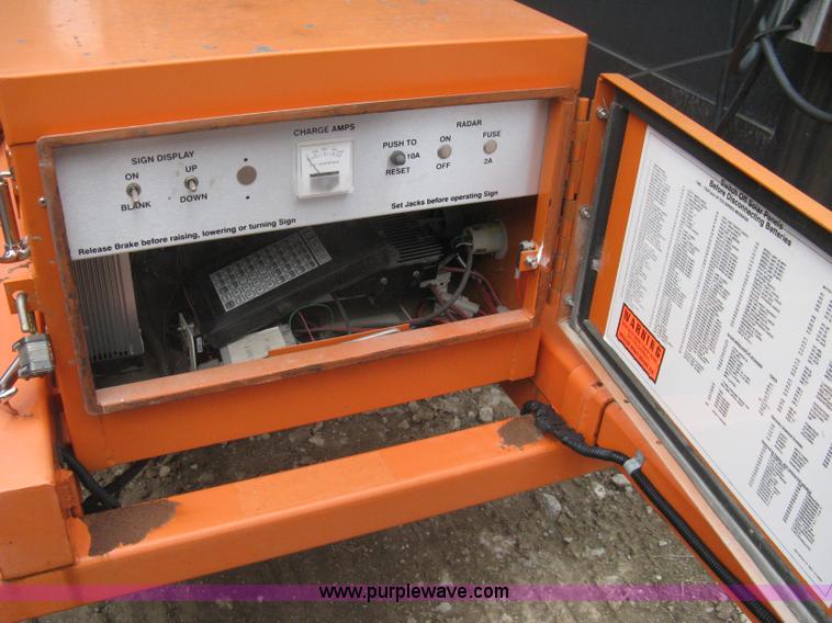 image for item A6295 2004 AMSIG CMS-T331 portable message board