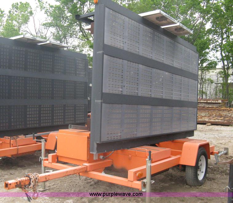 2004 AMSIG CMST331 portable message board in Catoosa, OK Item A6296 sold Purple Wave