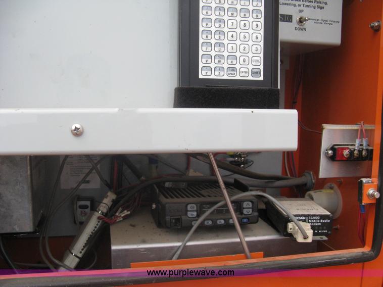 image for item A6297 2003 AMSIG CMS-T331 portable message board