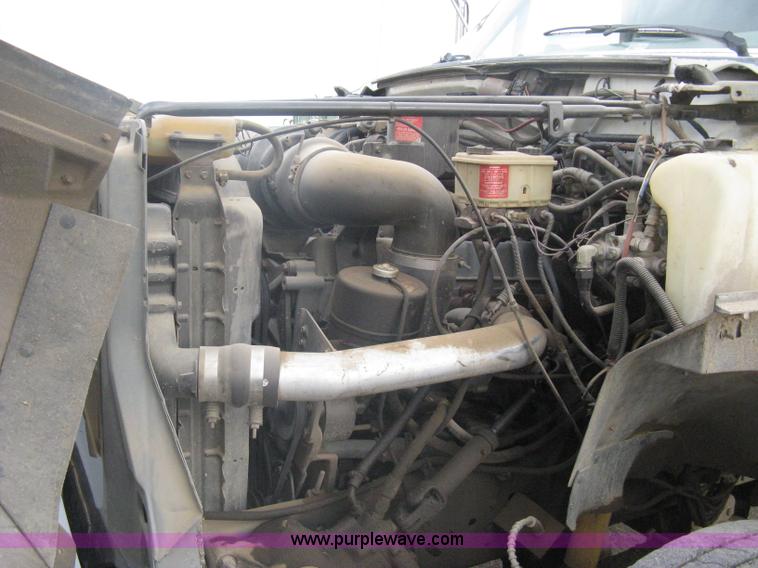 image for item A6307 1991 Ford F700 flatbed dump truck