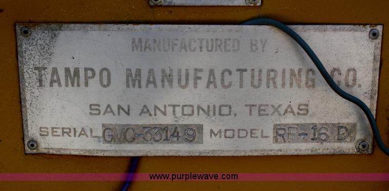 image for item A6786 Tampo RP16D vibratory compactor